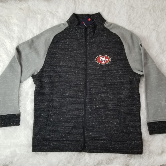 Fanatics NFL SAN FRANCISCO 49ERS Full Zip Fleece Jacket - Picture 1 of 3